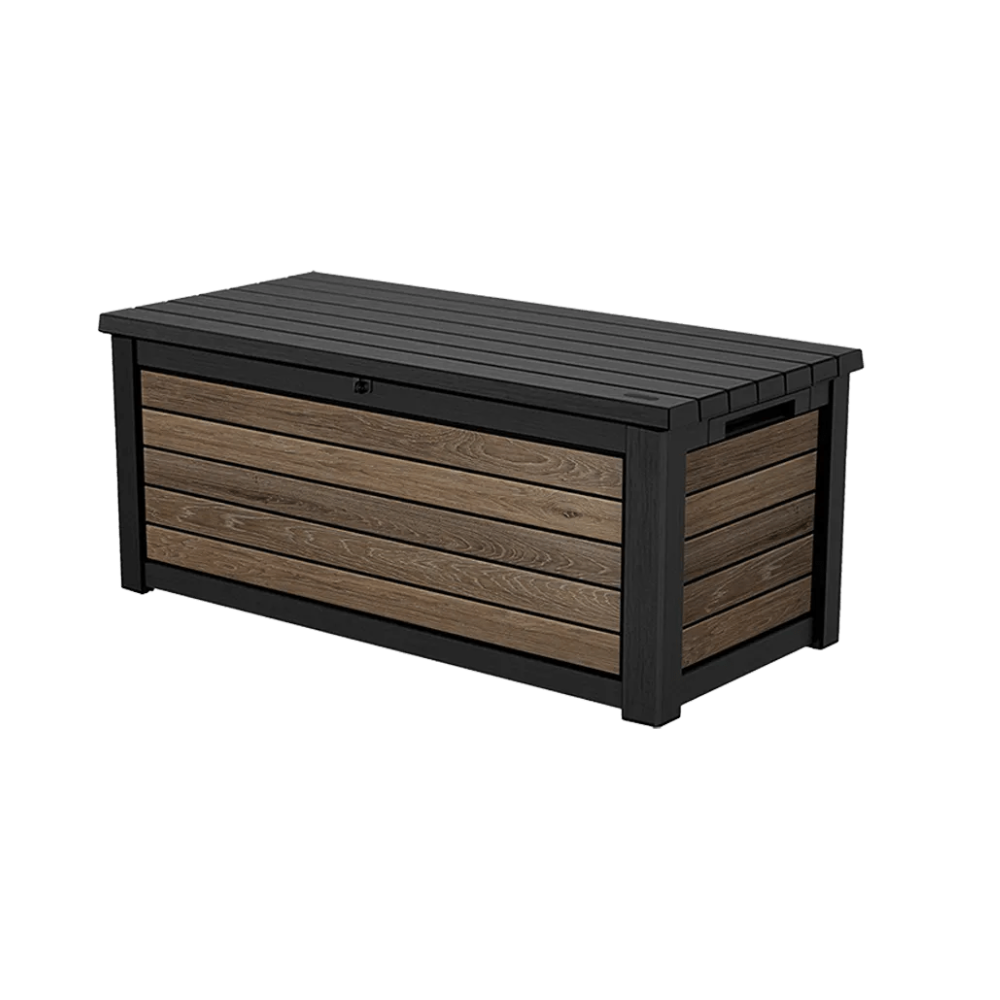 Keter Signature 150 Gallon Deck Box - Ashwood Brown