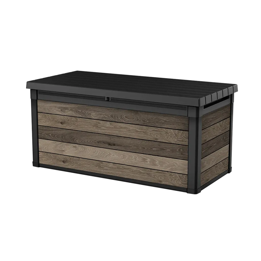 Keter Signature 150 Gallon Deck Box - Walnut Brown