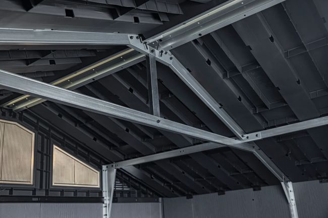 Keter Stronghold 10x8 Storage Shed - Oak Brown