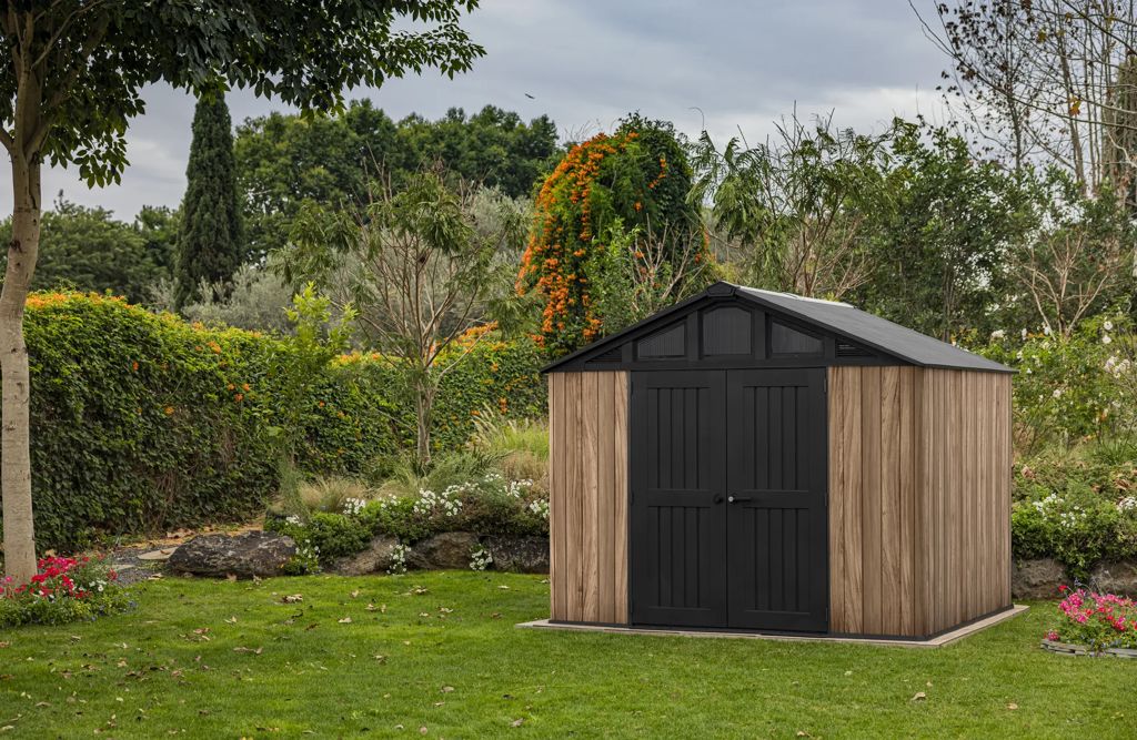 Keter Stronghold 10x8 Storage Shed - Graphite