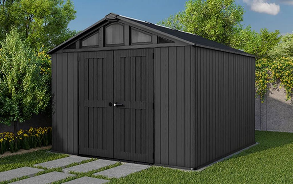 Keter Stronghold 10x11.5 Storage Shed - Graphite