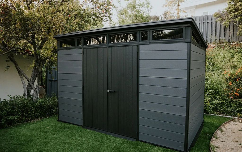 Keter Cortina 11x7 Storage Shed - Graphite