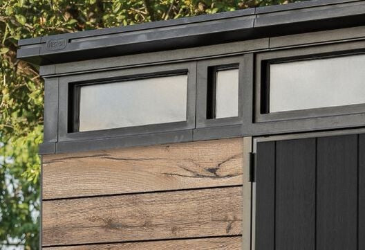 Keter Signature 11x7 Storage Shed - Pine Brown