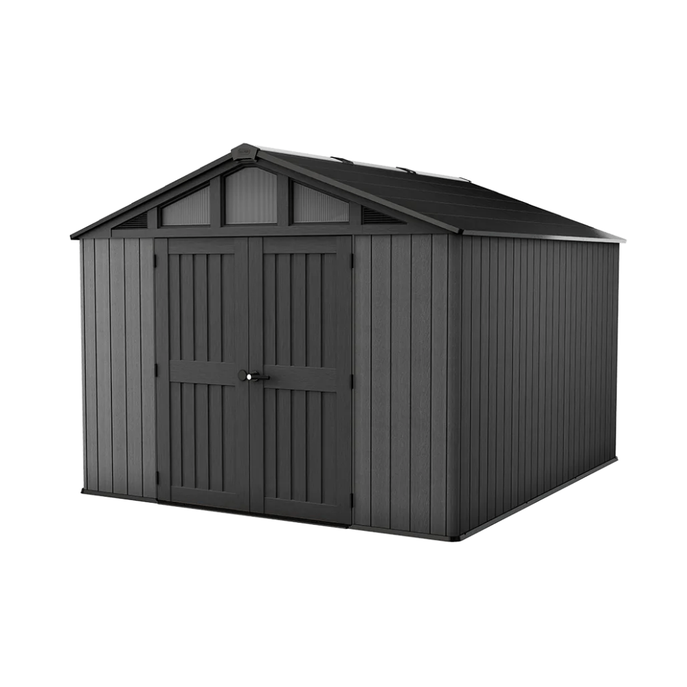 Keter Stronghold 10x11.5 Storage Shed - Graphite