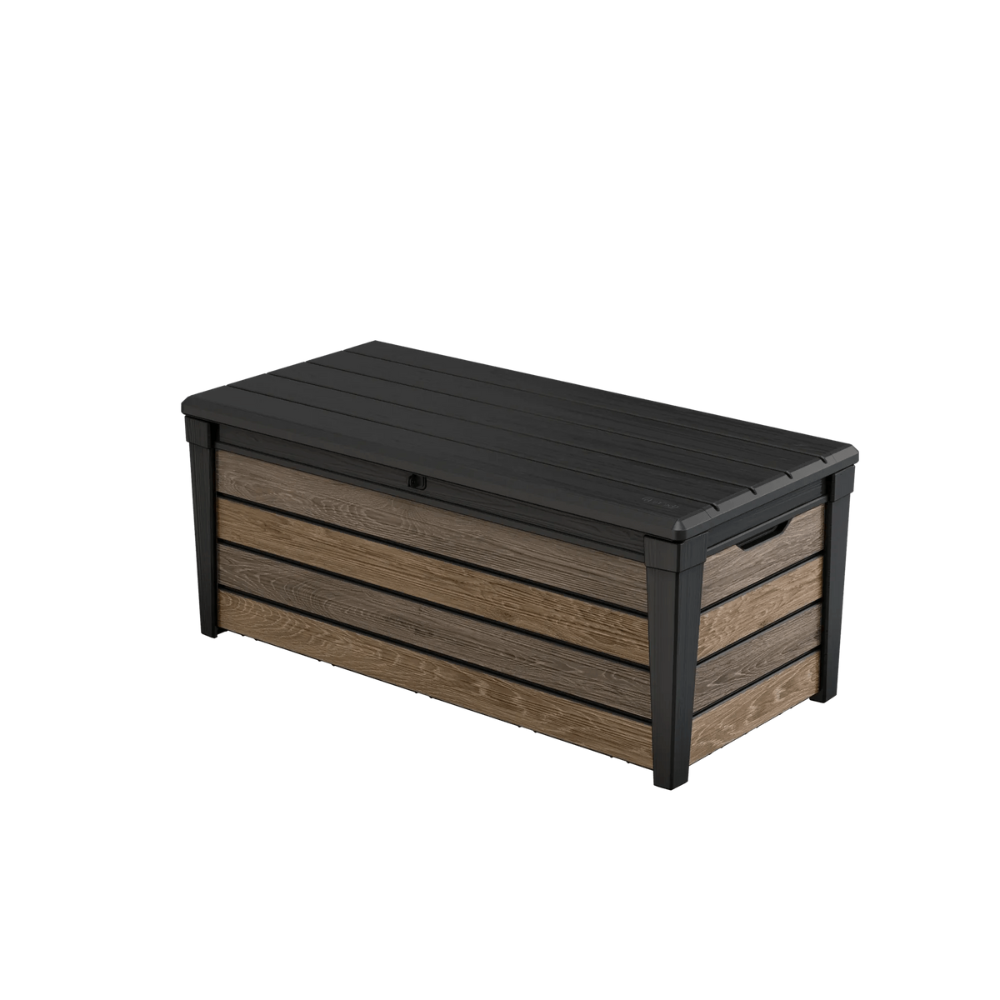 Keter Signature 120 Gallon Deck Box - Walnut Brown