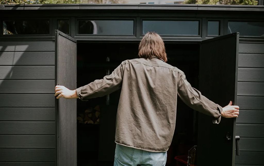 Keter Cortina 11x7 Storage Shed - Graphite