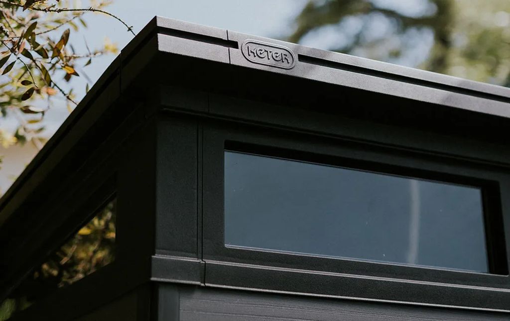 Keter Cortina 11x7 Storage Shed - Graphite